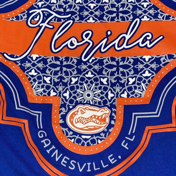 Pressbox Blue Florida Gators Long Sleeve Shirt WO SIZE XL DESIGN ON BACK CLEAN - Picture 10 of 10